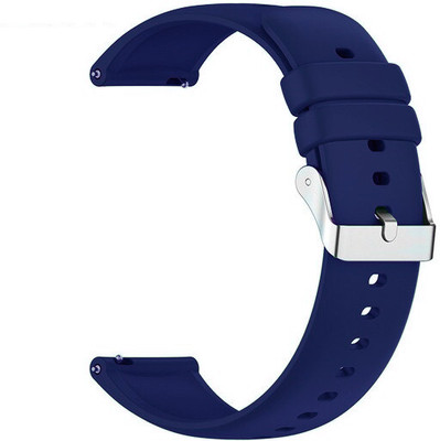 Melfo Flexible Rubber Strap Compatible with Pebble Pace Smart Watch Strap(Blue)