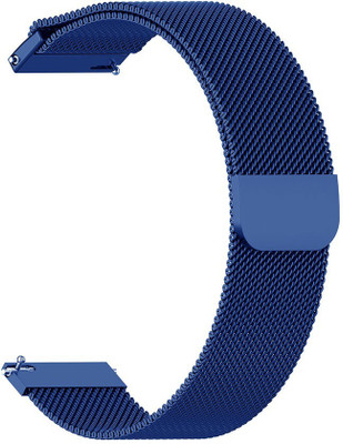 AOnes Magnetic Loop Watch Strap for Fire-Boltt Phoenix Belt SmartWatch Strap Smart Watch Strap(Blue)