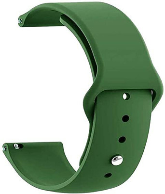 Big Wings 22mm Soft Silicone Strap Compatible with AMAZFIT GTR 4 / FALCON Smart Watch Strap(Green)