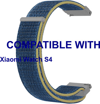 ACM WSM3V22BL3873 Watch Strap Nylon Loop 22mm for |Xiaomi Watch S4 Smartwatch Blue Smart Watch Strap(Blue)
