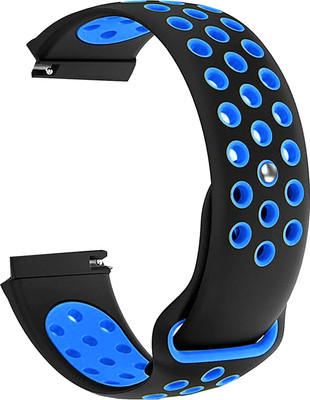 ACM Watch Strap 22mm for Boat Watch Mystiq Smartwatch Black & Blue Smart Watch Strap(Mullti Color)