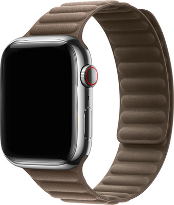 DailyObjects Camel Brown Poppy Magnetic Link Compatible With Apple WatchBand (38/40/41mm) Smart Watch Strap(Brown)