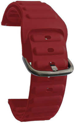 Melfo Rubber Strap Compatible with V2a Cimo 1 Smart Watch Strap(Red, Brown)