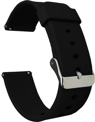 ACM Watch Strap Silicone for |Boat Xtend Sport Edition Only Smartwatch Black Smart Watch Strap(Black)