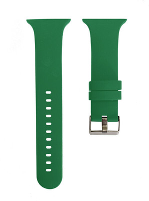 Colorcase Sliding Watch Strap Silicon Strap Compatible For Hammer Active 2.0 Plus Smart Watch Smart Watch Strap(Green)