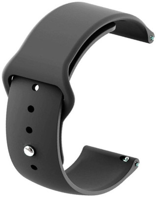 BLACK LOVIES 22 mm Soft Silicon Smartwatch Strap Copattible with Sam _sung watch 3 (45 mm) Smart Watch Strap(Black)