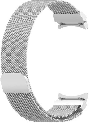 SwapME Stainless Steel 20mm Chain Strap with Magnetic Buckle Compatible with Galaxy Watch 5 Pro 45MM / Galaxy Watch 6/5/4 40mm 44mm/ Galaxy Watch 4 Classic 46mm| Sport Strap Wristbands for Men Women Unisex Smart Watch Strap(Silver) SwapME Stainless Steel 20mm Chain Strap with Magnetic Buckle Compatible with Galaxy Watch 5 Pro 45MM / Galaxy Watch 6/5/4 40mm 44mm/ Galaxy Watch 4 Classic 46mm| Sport Strap Wristbands for Men Women Unisex Smart Watch Strap(Silver)