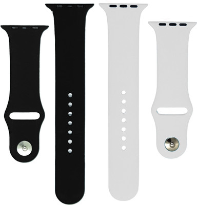 BLACK LOVIES Watch Strap Compatible with Apple Watch Straps 42mm 44mm, Soft Silicone Belt Sport Wristbands Smart Watch Band for iWatch Series SE 6/5/4/3/2/1 (PACK OF 2) Smart Watch Strap (BLACK- WHITE) Smart Watch Strap(Black, White) BLACK LOVIES Watch Strap Compatible with Apple Watch Straps 42mm 44mm, Soft Silicone Belt Sport Wristbands Smart Watch Band for iWatch Series SE 6/5/4/3/2/1 (PACK OF 2) Smart Watch Strap (BLACK- WHITE) Smart Watch Strap(Black, White)