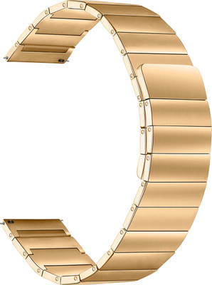 ACM Watch Strap Magnetic Steel for Crossbeats Ignite Spectra Plus Smartwatch Gold Smart Watch Strap(Gold)