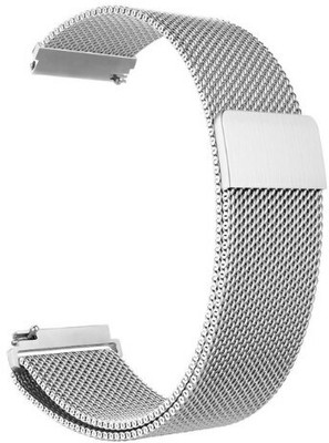 KHR Watch Strap Magnetic Loop For Noise ColorFit Pro 4 and Noise ColorFit Pro 4 Max Smart Watch Strap(Silver)