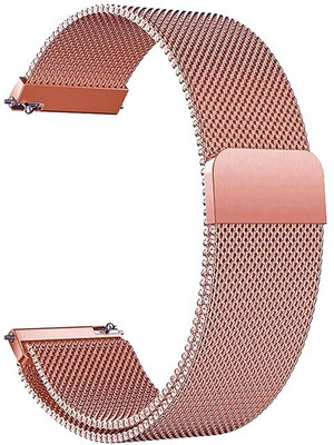 Wrapo Watch Strap Magnetic Loop 20mm for Huami Amazfit Gts 2 Mini Smart Watch Strap(Gold)