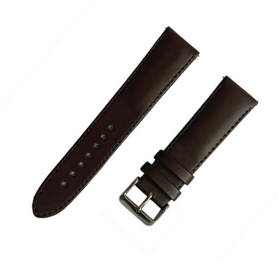 Melfo Synthetic Leather Strap Compatible with Noise NoiseFit Arc Plus Smart Watch Smart Watch Strap(Black, Brown)