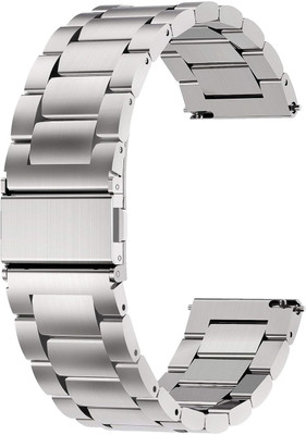 ACM Watch Strap Metal for Hammer Pulse 5.0 Smartwatch Belt Silver Smart Watch Strap(Silver)