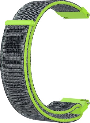 ACM Watch Strap Nylon Loop for Pebble Odyssey Smartwatch Belt Band Green Smart Watch Strap(Green)