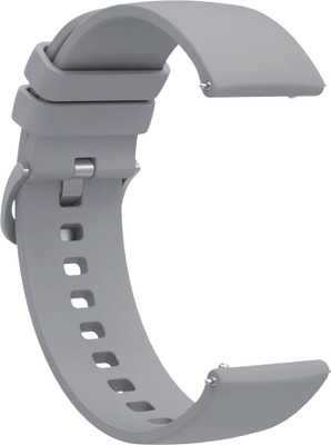 ACM WSM24L22GY3913 Watch Strap Silicone Color Hook Belt 22mm for Maxima Max Pro Delta Smartwatch Grey Smart Watch Strap(Grey)