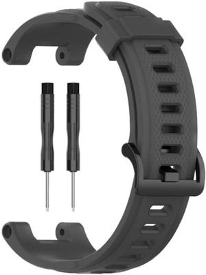RUPELIK Silicone Strap For Amazfit T-Rex/Amazfit T-Rex Pro With Installation Tools Smart Watch Strap(Grey)