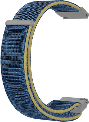 ACM Watch Strap Nylon Soft Loop 22mm for Fire Boltt Ninja Call 2 (Sports Band Blue) Smart Watch Strap(Blue)