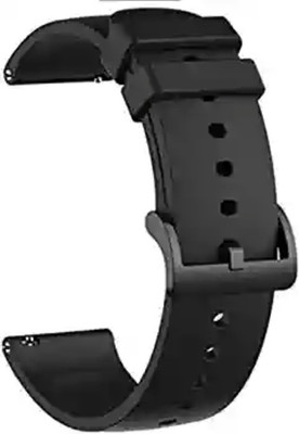 LiveStore Classic Silicone Watch Belt For 20MM Watches Check Model List Watch Belt Smart Watch Strap(Black)