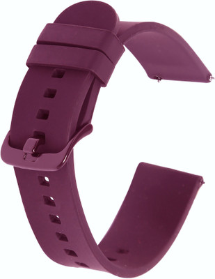 Colorcase Metal Strap Compatible with Pebble Mega Smart Watch Smart Watch Strap(White, Red)