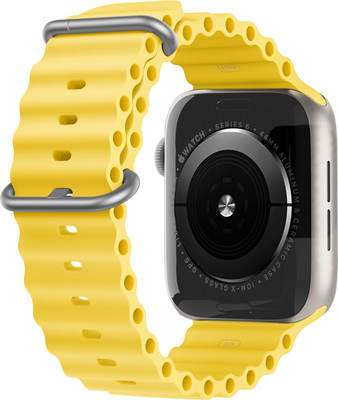 DailyObjects Plunge Apple Wrist Band (42/44/45/49mm) Smart Watch Strap(Yellow)