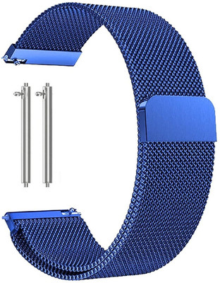 KHR Watch Strap Magnetic Loop for Noise Pulse 2 Max Metal Chain Band Smart Watch Strap(Blue)