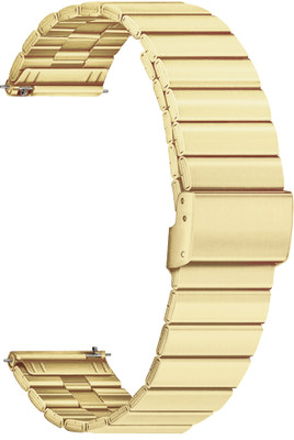 ACM Watch Strap Adjustable Steel for Fossil Gen 5e 44mm Ftw4047 Ftw4055 Gold Smart Watch Strap(Gold)