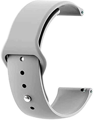 BLACK LOVIES 20MM SOFT SILICON BELT Smart Watch Strap(Grey)