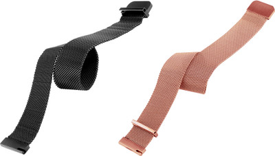 ACM Pack of 2 Strap Magnet for Fire-Boltt Ninja Call 2 Plus Bsw025 (Black/Rose Gold) Smart Watch Strap(Mullti Color)