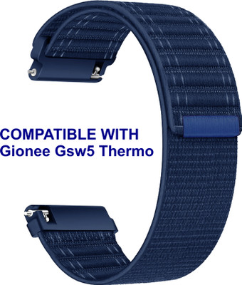 ACM WSM39A20BL1319 Watch Strap Nylon Soft 20mm for Gionee Gsw5 Thermo Smartwatch Blue Smart Watch Strap(Blue)