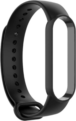 Like Star Silicone Original Adjustable Strap For Xiaomi MI Band 5 & Xiaomi MI Band 6 Smart Band Strap(Black)