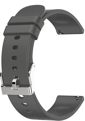 Colorcase Silicon Strap Compatible With V2a Cimo 1 Smart Watch-1 Smart Watch Strap(Grey)