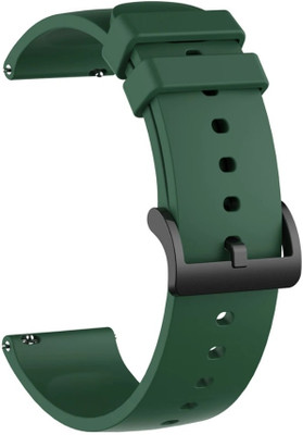 Zelfo Silicon Strap BeltCompatible with Fireboltt Beam Smart Watch Smart Watch Strap(Green)
