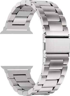 ACM Sliding Watch Strap Metal for Boat Wave Elevate Smartwatch Belt Band Silver Smart Watch Strap(Silver)