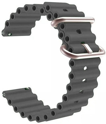 BLACK LOVIES 22 mm Ocean Loop Smart Watch Band Strap Designed for Samsung Watch 3 (46 mm) Smart Watch Strap(Grey)