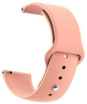 BLACK LOVIES 22 MM Soft Silicon Smartwatch Strap Compatible With Fire bolt Invicible BSW020 Smart Watch Strap(Pink)