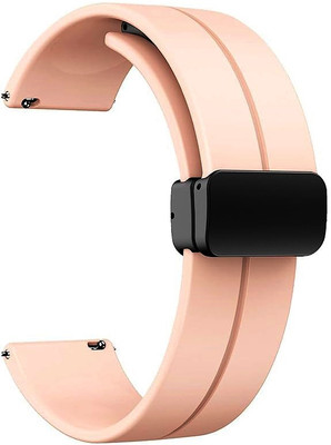 PUNAK 22MM Magnetic Silicon Smart Watch Strap For ICON 2 / Smart Watch Strap(Pink)