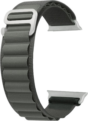ACM Sliding Watch Strap Nylon Hook for Hammer Pulse Ace 2.0 Smartwatch Belt Grey Smart Watch Strap(Grey)