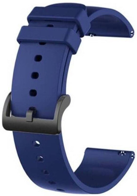 Kieronn 22mm Replacement Strap with Classic Buckle 22mm soft & comfortable eco-friendly Silicone Smart Watch Strap(Blue)