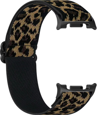 valente Adjustable Nylon Bands Compatible with Samsung Galaxy Watch 8 / Watch 8 Classic – Soft, Breathable & Stretchy Replacement Strap for All-Day Comfort Smart Watch Strap(Black, Brown)