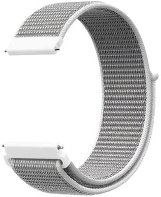Colorcase Nylon Strap Compatible With Pebble Revo Smart Watch Smart Watch Strap(White)