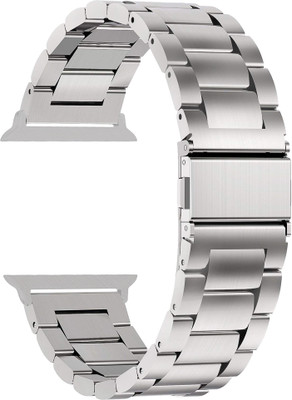 ACM Sliding Watch Strap Metal for Itel ‎2 Ultra Smartwatch Belt Band Silver Smart Watch Strap(Silver)