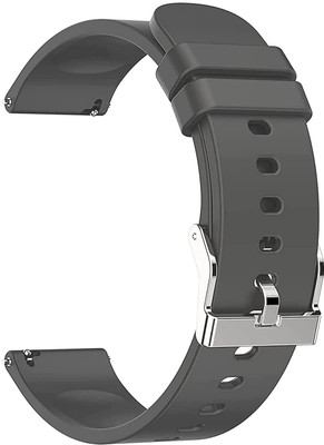 Zelfo Silicone Strap Compatible For Fastrack Limitless X2 Smart Watch Smart Watch Strap(Grey)