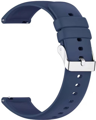 AOnes Silicone Belt Classic Watch Strap for Noise Colorfit Pro 3 Spo2 Smart Watch Strap(Blue)