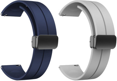 AOnes Pack of 2 Silicone Belt Magnetic Folding Buckle for Amazfit Balance/ Amazfit Bip 5 Unity/ Amazfit Cheetah Pro/ Amazfit Gtr 2/ Amazfit Gtr 2E/ Amazfit Gtr 3 Pro/ Amazfit Pop 2/ Amazfit Pop 3S Watch Band Smart Watch Strap(Blue, Grey) AOnes Pack of 2 Silicone Belt Magnetic Folding Buckle for Amazfit Balance/ Amazfit Bip 5 Unity/ Amazfit Cheetah Pro/ Amazfit Gtr 2/ Amazfit Gtr 2E/ Amazfit Gtr 3 Pro/ Amazfit Pop 2/ Amazfit Pop 3S Watch Band Smart Watch Strap(Blue, Grey)