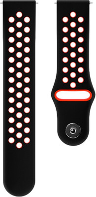 Noise wrb-sb-20mmstrap-sprt_ed Smart Watch Strap(Black, Red)