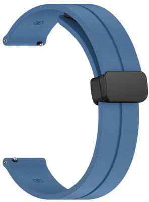 Melfo Folding Buckle Smart Watch Strap Compatible with Fireboltt 360 Spo2 Bsw003 Smart Watch Smart Watch Strap(Green, Blue)