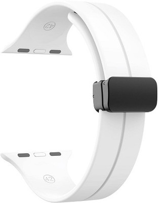 Colorcase Sliding Watch Strap Silicon Strap Compatible For Hammer Ace 3.0 Smart Watch Smart Watch Strap(White)