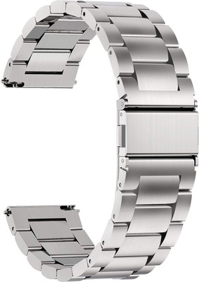 ACM Watch Strap Metal for Fasttrack Reflex Play Smartwatch Belt Silver Smart Watch Strap(Silver)