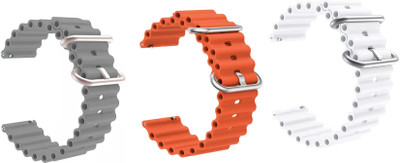 PUNAK 22MM Smart Watch Strap Belt for Noice Fit Crew / Crew Pro / Crew 2 Smart Watch Strap(Mullti Color)