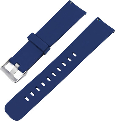 ACM Watch Strap Silicone for Dizo Watch D2 Smartwatch Belt Blue Smart Watch Strap(Blue)